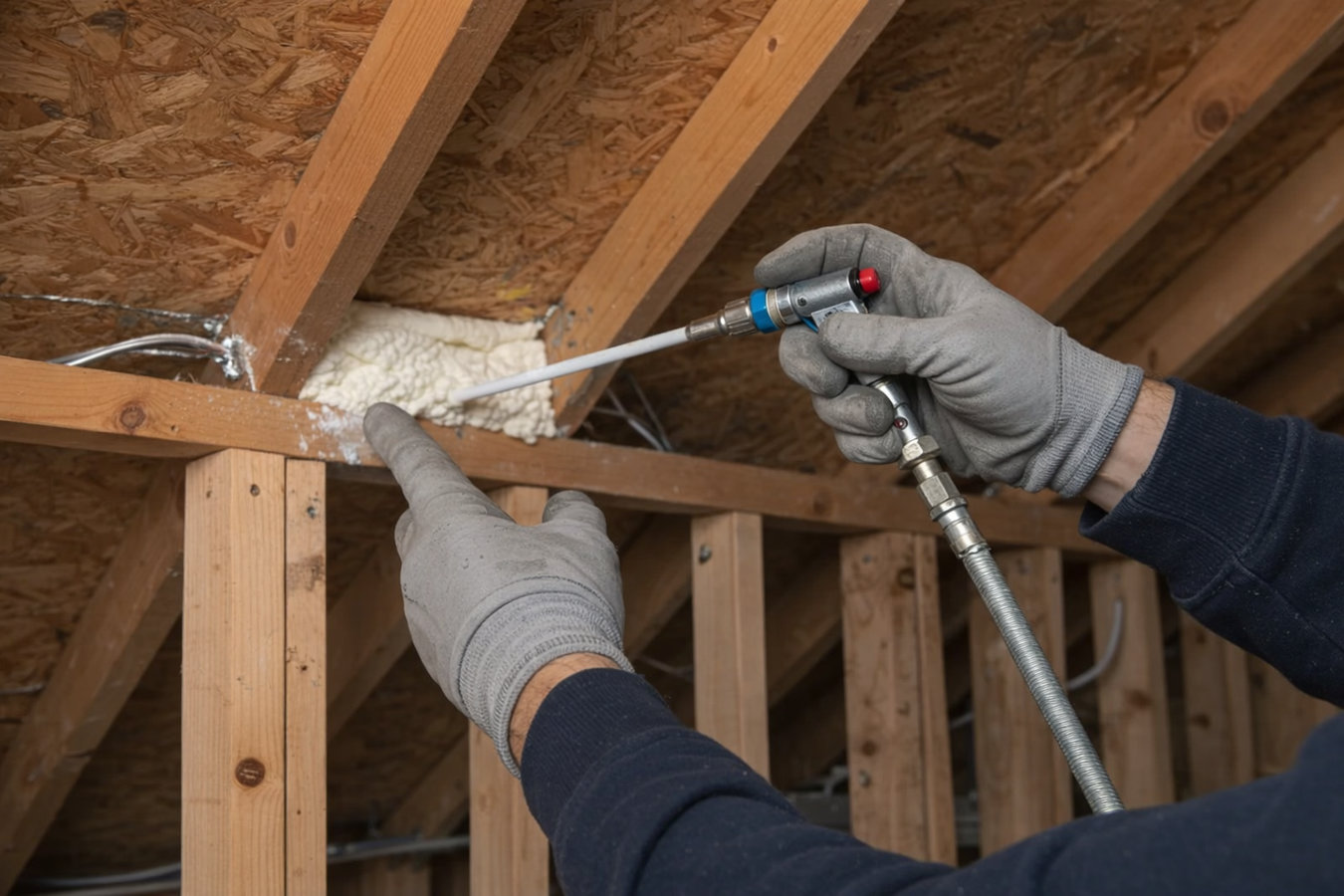 Attic air sealing